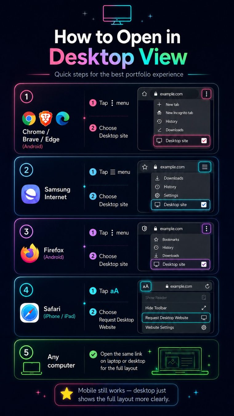 Desktop Mode guide preview